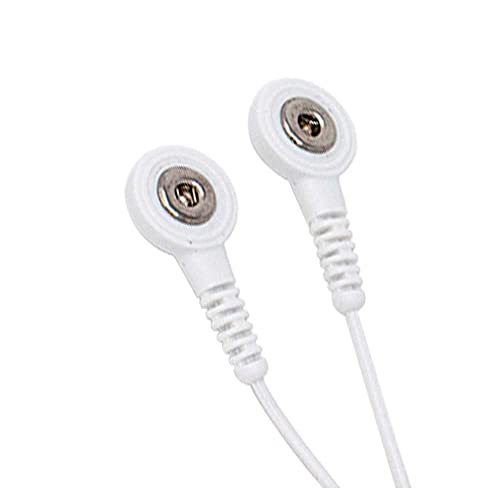 TENS Lead Wires Compatible with Omron Electrotherapy Devices with Snap Connectors. Replacement Lead Wires Compatible with Omron TENS Units: Max, Pro, Pocket. Discount TENS Brand.