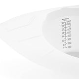Caremax Supply Urine Collection Hat for Toilet – Pack of 5 – Frosted Urine Measuring Container with Clear Readings – Sturdy and Durable – Universal