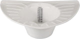 Graduated Specimen Collector Pans [Pack of 1] Toilet Nursing Hat for Urine, Vomit & Stool Collection Fits Over Toilets and Commodes - 30 oz for Women and Elderly