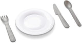 Melissa & Doug 22-Piece Play Kitchen Accessories Set - Utensils, Pot, Pans, and More , White