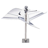 2 Pack Windmill Bird Repellent Reflectors, Spinner Bird Deterrent, Bird Repellent Devices Outdoor to Keep All Birds Away Like Woodpecker and Pigeon