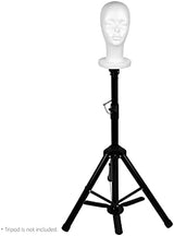 STUDIO LIMITED 11.4-Inch Styrofoam Mannequin Head (4 Pack) - White Foam Wig Stand for Wigs, Hats, Masks, Hairpieces, Arts, Crafts, DIY Projects, Salon Display, and Travel Use