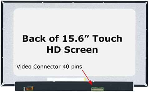 SCREENARAMA New Screen Replacement for HP 15-DY2031NR 15-DY2034NR, OnCell Touch, 40pins, HD 1366x768, LCD LED Display with Tools