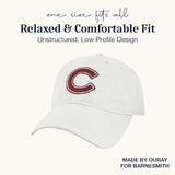 Barnesmith NCAA Adjustable Hat Unisex Adult Relaxed Fit, 100% Cotton, Spirit Logo, One Size Fits All