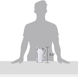 Amazing Abby - Quadly Bandly - Plastic Pitcher (64 oz, 2 Quart), Clear Water Pitcher with Lid, Fridge Jug, BPA-Free, Shatter-Proof, Great for Iced Tea, Sangria, Lemonade, Juice, Milk, and More