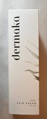 Dermaka Skin Cream 4 oz. All-Natural Skin Cream- Formulated by a surgeon to aide in healing damaged skin. Moisturizing Lotion helps issues that may cause skin irritation.