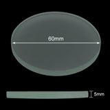 Microscope Accessories Kit for Stereo Microscope Working Stage Frosted Work Board Round Diameter 55mm 60mm 75mm 95mm 100mm Microscope Accessories Microscope Slides (Color : 60mm)