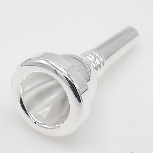 6 1/2AL Trombone Mouthpiece, Silver Plated Mouthpiece, Euphonium Mouthpiece with Superior Sound, Excellent for Baritone and Trombone Instrument Accessories