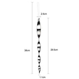 Woodpecker Bird Scare Devices，Reflective Scare Rods Control Device to Keep Birds Away from Patio Pool（Christmas Reflective Strip Hanging Home as Decoration） (12pcs)
