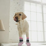 EXPAWLORER Anti-Slip Dog Socks to Prevent Licking Paws,Dog Shoes for Hot/Cold Pavement,Best Paw Protector Traction Control on Hardwood Floor,Dog Booties for Puppy Small Medium Large Senior Dogs