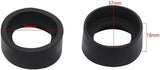 Microscope Accessories Kit 2pcs Soft Rubber Eyepiece Eye Shield 32-33mm Eye Guards Cups for Binocular Stereo Microscope Accessories Microscope Slides (Color : 2pcs Diameter 33mm)
