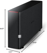 BUFFALO LinkStation 210 2TB 1-Bay NAS Network Attached Storage with HDD Hard Drives Included NAS Storage That Works as Home Cloud or Network Storage Device for Home