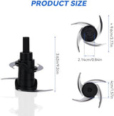 For Ninja 16-Ounce Food Chopper Express Chop Blade - Replacement Blades Compatible with Ninja NJ100 NJ110GR NJ100WM For Ninja Express Chopper 4 Point Blender Attachment Accessories