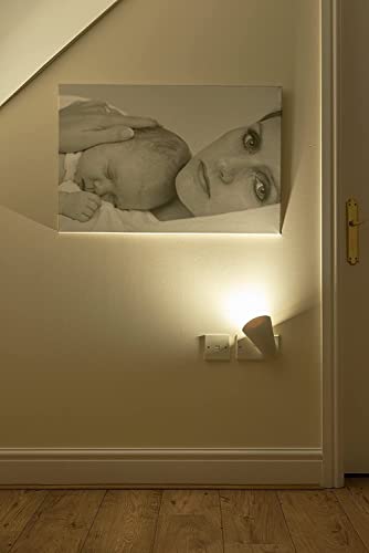 AURAGLOW Plugin GU10 Spotlight Uplighter Wall Sconce Wash Light Plug Socket Outlet Uplight Lamp **N0 LED Bulb Included**