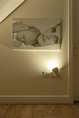 AURAGLOW Plugin GU10 Spotlight Uplighter Wall Sconce Wash Light Plug Socket Outlet Uplight Lamp **N0 LED Bulb Included**