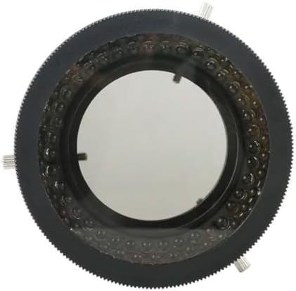 Microscope Accessories Kit 78 LED Ring Light Polarized Light Polarizer Adjusted for Stereo Microscope Microscope Slides