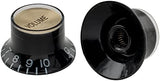 Musiclily Pro Imperial Inch Size Top Hat Bell Reflector 2 Volume 2 Tone Knobs Set for USA Les Paul SG Electric Guitar