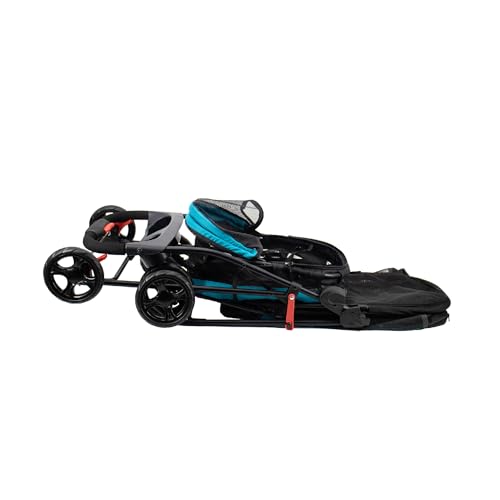 PETIQUE Pet & Pets Double Decker Pet Stroller, 11.53 Pound, Teal