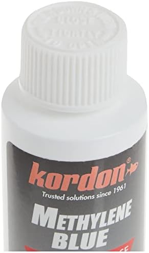 Kordon Methylene Blue Disease Preventative – Safe for Freshwater & Saltwater Aquariums, Prevents Fungal Infections & Treats Parasites, Reduces Fish Stress, 4-Ounces