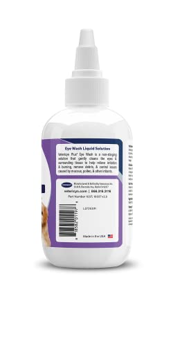 Vetericyn Plus Dog and Cat Eye Wash | Eye Drops for Dogs and Cats to Flush and Soothe Eye Irritations, Dog Tear Stain Cleaner, Safe for All Animals. 3 Ounces