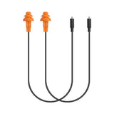 MIPEACE 2 Pieces Replacement Earbuds Cables for Work Earbuds Bluetooth（Black & Orange）