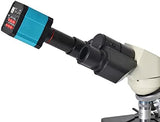 37MP Industrial Microscope Camera with USB, Lab Microscope Accessories, Standard Output, Convertible Adapter, for Microscope (US Plug)
