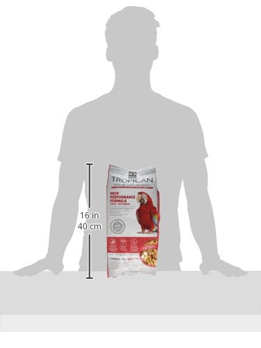 Hagen Tropican High Performance Parrot Food, 3.3 ib. - Hari Parrot Sticks with Peanuts & Sunflower Seeds and Higher Nutrition Levels