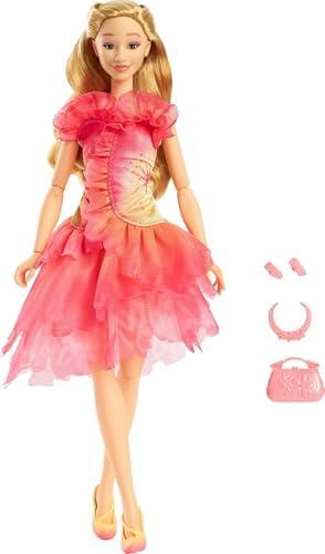 Mattel Universal Wicked Glinda Fashion Doll & Accessories with Blonde Hair, Poseable & Removable Ballroom Look