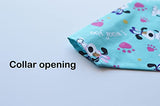 Easter over the collar dog bandana, pastel color spring no tie slip on pet neckerchief (Easter I woof you, X-Small)