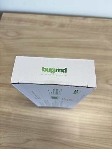 BugMD Roach Catcher Kit - 1 Pack of 12 Sticky Traps for Insects, Effective Indoor Pest Solution
