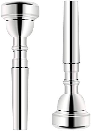 EastRock 3C Trumpet Mouthpiece Silver Plated Bb Trompeta Mouthpiece Trumpet Instrument Accessories Vacuum Packed