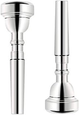 EastRock 3C Trumpet Mouthpiece Silver Plated Bb Trompeta Mouthpiece Trumpet Instrument Accessories Vacuum Packed