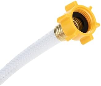 Camco TastePURE 25-Ft Water Hose - RV Drinking Water Hose Contains No Lead, No BPA & No Phthalate - Features Diamond-Hatch Reinforced PVC Design - 5/8” Inside Diameter, Made in the USA (22783)