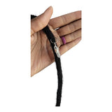 1 Quartz Crystal Loc Jewelry, Dreadlock Hair Beads, Stone Hair Rings, Natural Gemstones Adornment for Women Braids Hair Decoration Accessories (Silver Hair Ring)