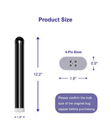 Dichroma BB-40blk 40W Black Light Replacement Bulb Compatible with Black Flag Model BZ-40BLK, BZ-40DX, BZ-40MAX, and Stinger Model B4045-4 UVB45 Bug Zapper, 2 Pack