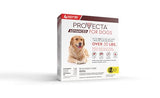 Provecta® Advanced for Extra Large Dogs (Over 55 lbs) Flea and Tick Topical Treatment, 4-Month Supply
