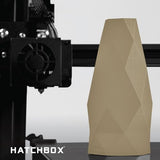 HATCHBOX 1.75mm Gray Wood PLA 3D Printer Filament, 1 KG Spool, Dimensional Accuracy +/- 0.03 mm, 3D Printing Wood Filament