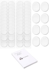 Yeshone 60 Pieces Drum Dampeners Gel Pads Silicone Soft Moon Gels for Drums Cymbals Tone Control Accessories
