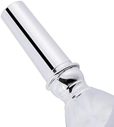 EASTROCK Trombone Mouthpiece,Silver Plated Trombone Mouthpiece Small Shank 6 1/2AL, Trombone Instrument Accessories Vacuum Packed