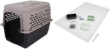 Petmate Vari Dog Kennel - Portable Dog Carriers & Crates for Large Dogs, Airline-Friendly, Durable Plastic, Pet Carrier For Home and Travel, 36 Inches, Taupe and Black, With Travel Kit