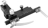 Microscope Accessories Kit Attachable Mechanical Stage X-Y Movable Stage with Scale XSP Biological Microscope Stage Microscope Slides