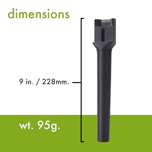 1pc Black DELUXE Macrokraft Interview Handle Adapter for DJI Mic, Rode, Hollyland Lark, Neewer, Godox and Other Wireless Pro Microphone Systems | Handheld Mount | Videography Audio Accessories | Mic Flag Included