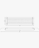 NICREW ClassicLED Gen 2 Aquarium Light, 15 Watts, Dimmable LED Fish Tank Light with 2-Channel Control, White and Blue LEDs, Size 18 to 24 Inch