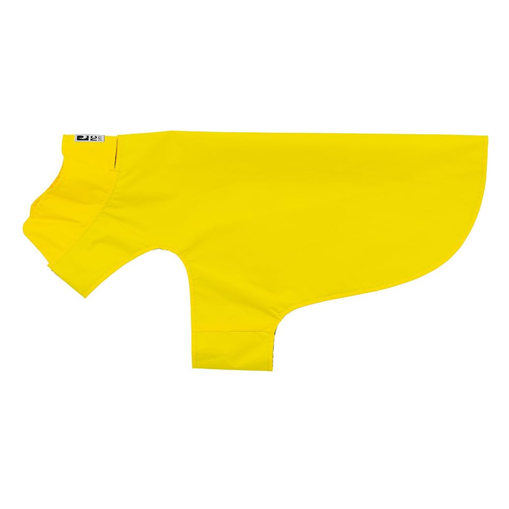 RC Pets Delta Rain Slicker, Water-Resistant Dog Raincoat, Medium, Lemon