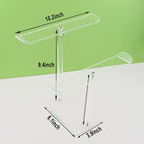 Bigfety Acrylic Headband Holder, Hair Accessories Organizer Clear Stand for Girls (2-Tier & 2-Panel)