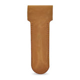 Safety Razor Head Protecting Leather Cover, Genuine Cowhide Leather Double Edge Safety Razor Case Accessories for Travel, Butterfly Razor Case (Vintage Brown)