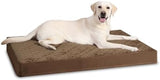 Orthopedic XL Dog Beds Large Sized Dog Waterproof Dog Bed with Removable Washable Cover and Non-Slip Bottom, Quilting Dog Bed for Crate, 41x27 Inch, Brown