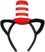 SWEET MAX Cat Ears Headband Red Stovepipe Hat Headpiece Cosplay Costume Accessory Kit Party Favors