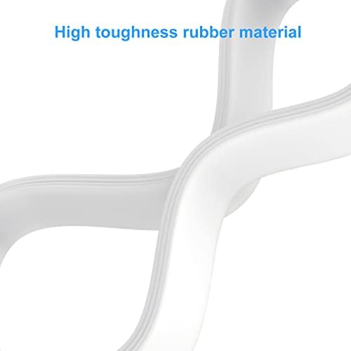 5 Pack Rubber Gaskets Replacement Seal White Ring for Nutri Ninja Blender Replacement for Ninja Auto iQ Pro Extractor CT680 BL456-30 BL480 BL681A BL682 BL640 (3.94 inch Gaskets)