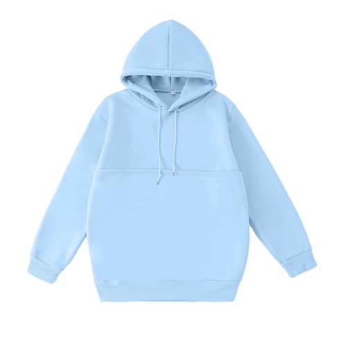 Welopet Hoodie with Dog Pouch, Kangaroo Pet Pouch Hoodie for Women, Pet Carrier Hoodies with Large Pocket for Carrying Puppy Kitten Dogs (Blue, L)